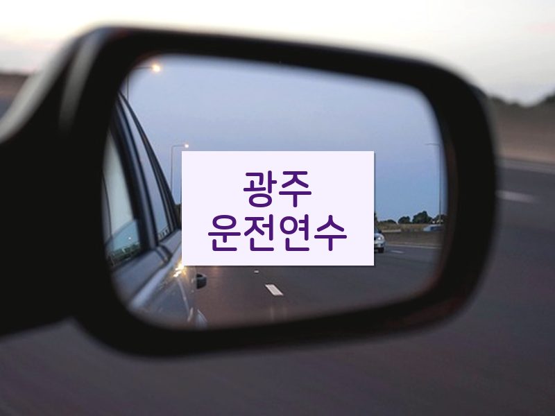 광주운전연수 후기