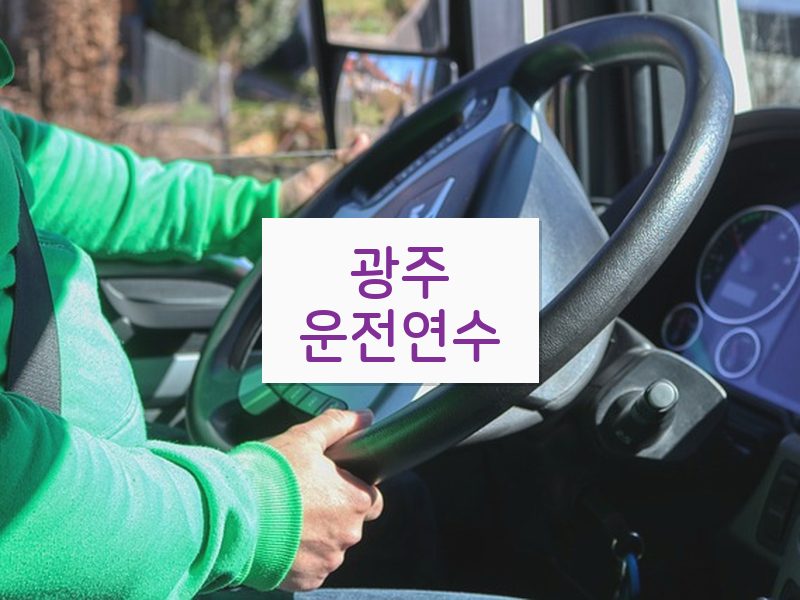 광주운전연수 후기